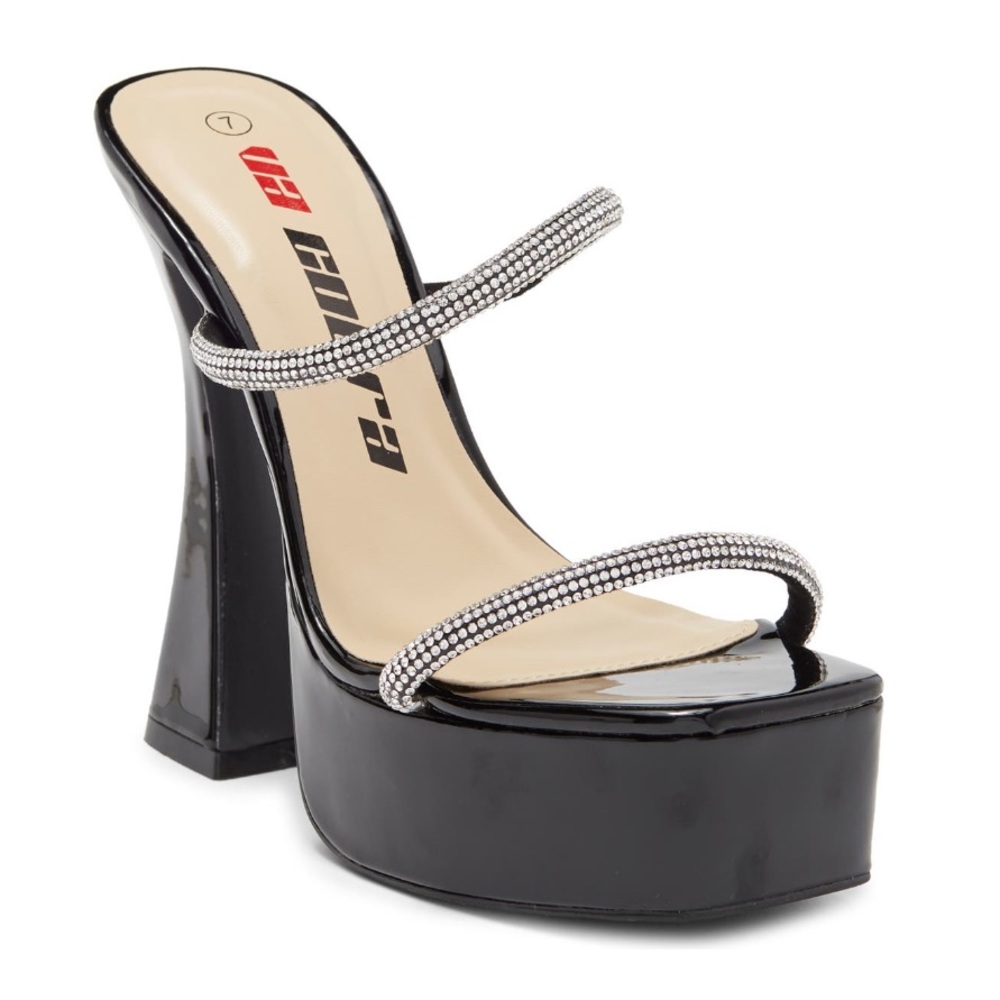 WILD DIVA ❤️‍🔥 PLATFORM DIAMOND HEELS